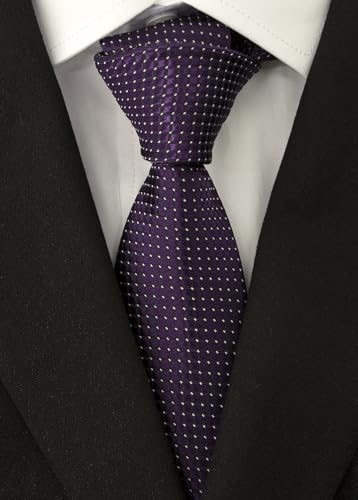 Image of Men's Necktie Classic Silk Tie Woven Jacquard Neck Ties 9 PCS
