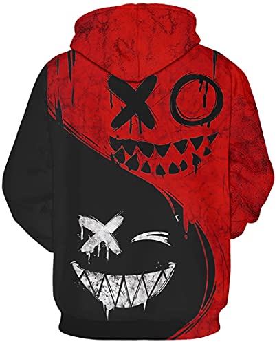 Chaos World Men'S Novelty Hoodie Long Sleeves 3D Funny Graphic Print Sweatshirt Pullover thumb #2