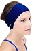Sync Hair Guard & Ear Guard Headband - Wear Under Swim Caps as Water Repellent Navy