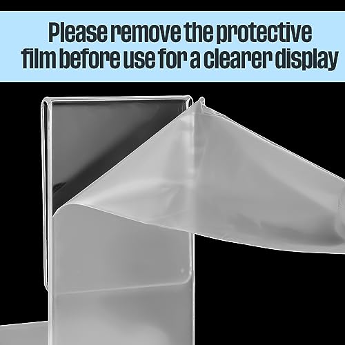 Image of Geetery 100 Pack 4 x 6 Inch 100 Pack Acrylic Clear Sign Holder Bulk