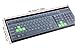 Clear Desktop Computer Keyboard Cover Skin for PC 104/107 Keys Standard Keyboard, Anti Dust Waterproof Keyboard Protector Skin