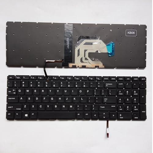 HP Probook 450 G6 455R 455 G7 HSN-Q25C HSN-Q22C HSN-Q16C HSN-Q17C 用 US/RU キーボード(Black US backlit)