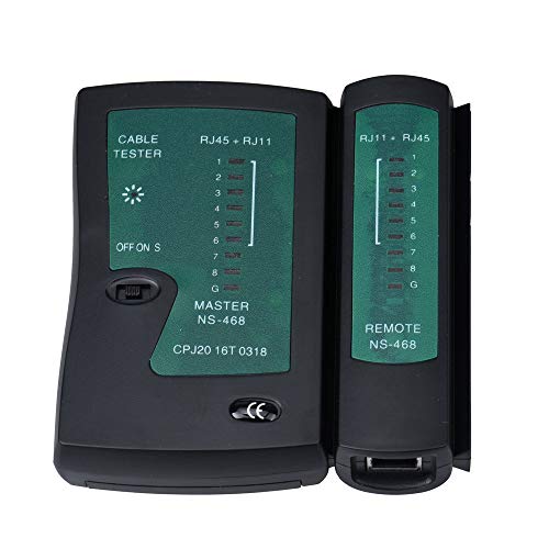 Preisvergleich Produktbild Vaycally Schwarz Netzwerk Tester Computer Netzwerkkabel Dual-Zweck-Multi-Funktions-Telefonlei... Netzwerkkabel Tester Werkzeug