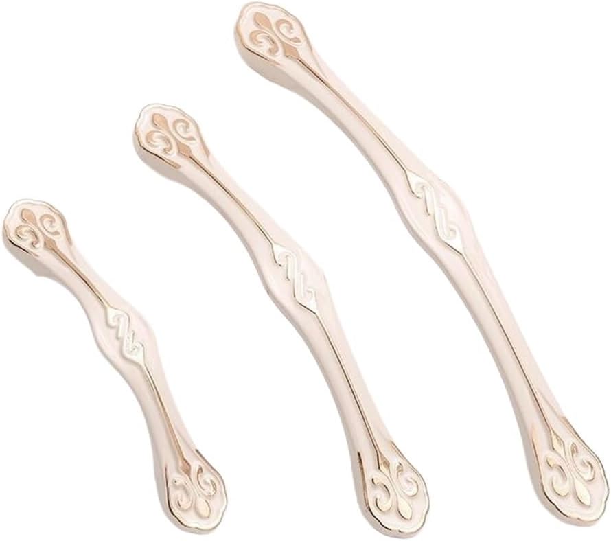 Door Knob Pulls European Zinc Alloy Handles Ivory Window Cabinet Furniture Hardware Accessories