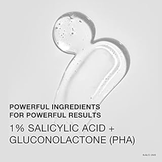 Neutrogena Salicylic Acid & PHA Stubborn Acne Body Wash, Exfoliating Cleanser Acne Treatment for Chest & Shoulder, Gently Clears, Exfoliates & Helps Prevent Breakouts, Fragrance Free, 8.5 Fl Oz