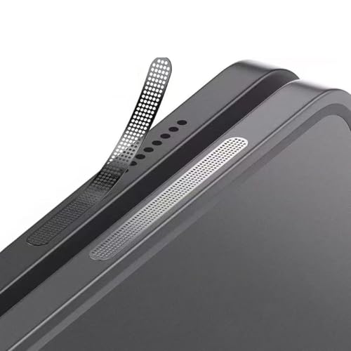 Selfdefine 2 Pack Phone Mesh Speaker Cover Anti Dust Port Guard for iPad Pro,iPad Air 13 &11 inch, (M3 2025 M2 2024), iPad 11 A16, iPad 10th,iPad 9th, Mini 7 Mini 6 -Black