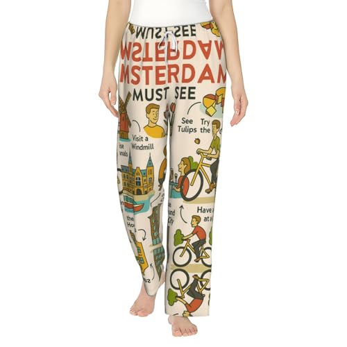 Pantalon de détente Amsterdam pour femme grande taille en maille extensible