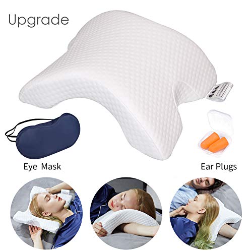 LOCYOP Sleeping Pillow Couple Pillow Arm Pillow Slow Rebound Pressure Cuddle Pillow Memory
