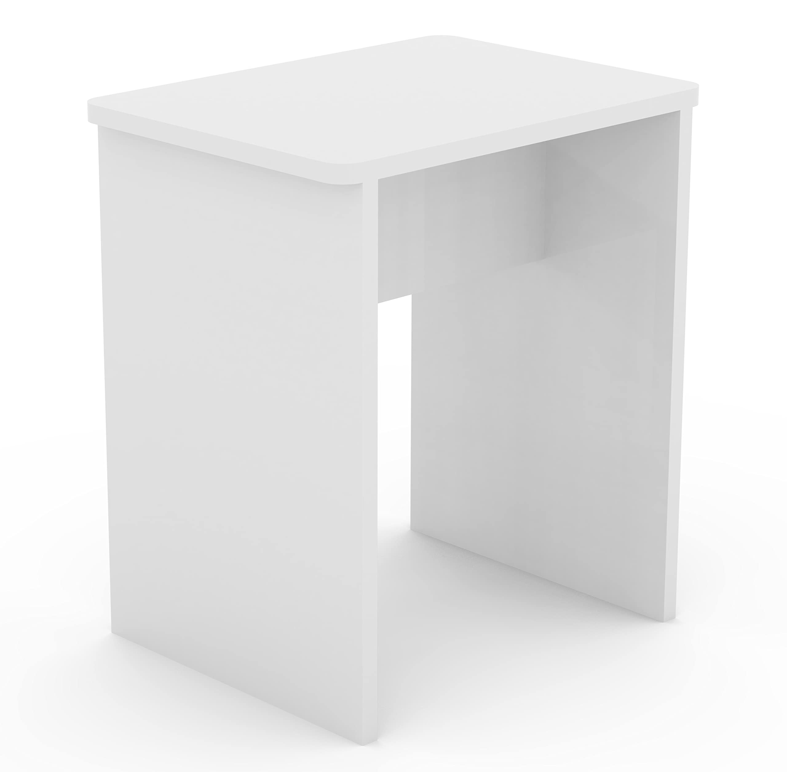 VCM Sgabello in Legno cubo poggiapiedi tavolino Esal Sgabello in Legno cubo poggiapiedi tavolino Esal Bianco