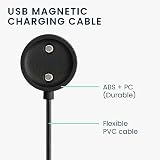 kwmobile Kabel USB do ładowania kompatybilny z Suunto Vertical/Race S/Ocean kabel do ładowania - kabel zamienny do smartwatcha - kabel do ładowania fitnesstrackera w kolorze czarnym