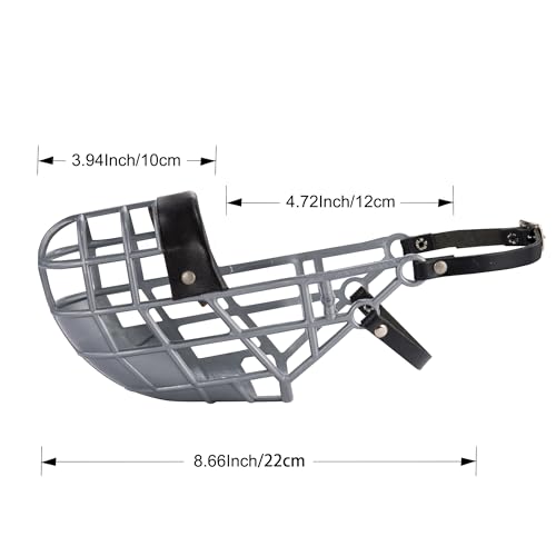 Don Pare 101 Windhund Maulkorb für lange Windhund-Schnauzen Greyhound Leicht & atmungsaktiv. Sicher für Gassi, Auslauf, Tierarzt & als Giftköderschutz. Robust & langlebig. Messanleitung beachten
