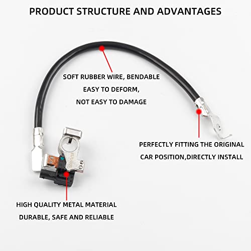 Dasbecan Negative Battery Cable Compatible With 2012-2018 Ford Focus 2013-2019 Ford Escape Av6Z-10C679-P Av6Z10C679P #TOP2