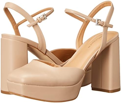 Marc Fisher Women's NAZIRA Pump, New Lite Latte, 7.5 | Image 6