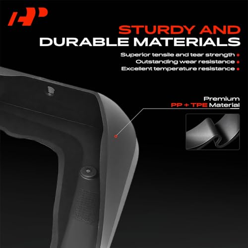 Image of A-Premium Mud Flaps Compatible with Honda | for Honda Fit 2018-2020, No Drilling Required Mud Guards with Hardware Accessories, Set of 4 Front and Rear