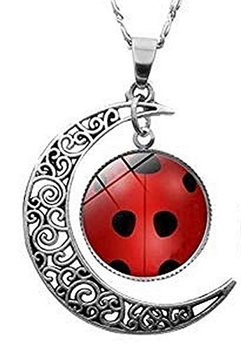 KIRALOVE Collar   Mariquita   Dibujos Animados   niña