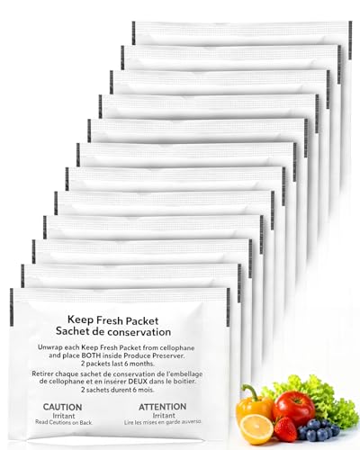 W10346771A Refrigerator Produce Preserver Refills (20g, 12 Pack)