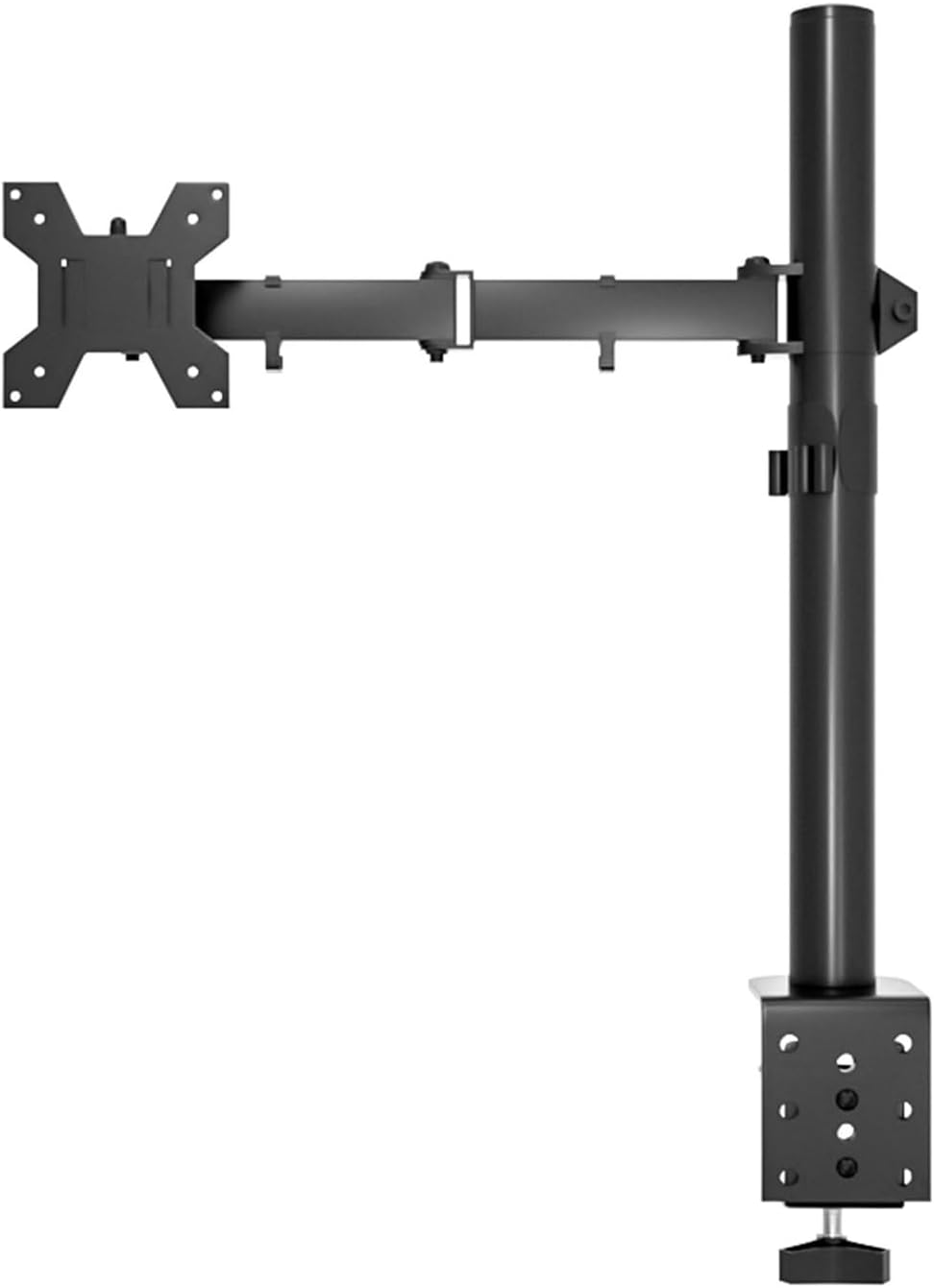 Computer Monitor Stand arm Desktop Double Screen Heightening Lifting Telescopic Shelf Universal Rotating Base 17-27 inches Long wall clamp Table Installation Version