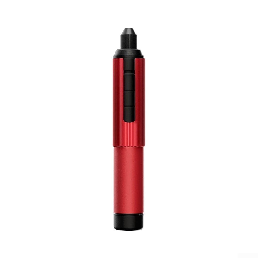 Trapano a batteria leggero, 180 g, mandrino rapido magnetico (rosso)