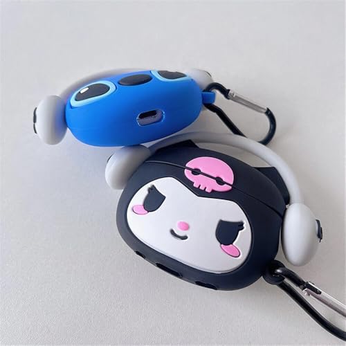 Image of Cartoon Silicone Case Compatible with Apple AirPods Pro 2 Case Cover - Cute 3D Shockproof 360 Protective Skin Cover with Keychain | AirPods Pro 2nd Gen Case (Cool-Kurami)