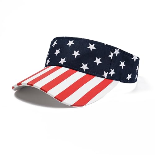 Image of ANDICEQY Sport Sun Visor Hats Adjustable Empty Top Baseball Cap Cotton Ball Caps for Women and Men