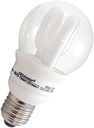 Megaman MM247 Energy-Saving Bulb Beads Color 6 W E27 30 W Clear Green [Energy Class A]