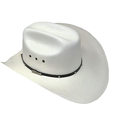 Bullhide Men's Straw Cowboy Hat From Justin Moore Collection, Natural, 7 1/4 #TOP3
