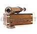 Vintage Copper Finish Telescope with Wooden Box Marine Gift London 1917