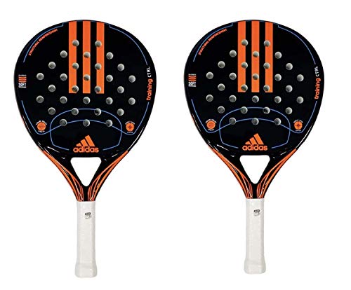 adidas Paddle Tennis Racket Training CTRL Fiber Glass with Eva Soft Performance Padel Raquet Pop Tennis Paddle Pickleball Beach Tennis (Set of 2)