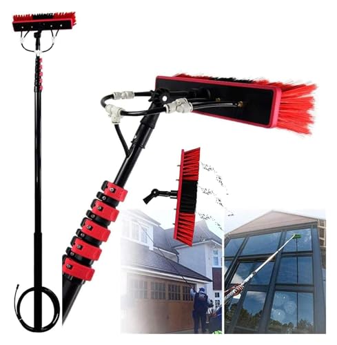 Brosse de lavage télescopique de 5.4m avec système eau de 20M