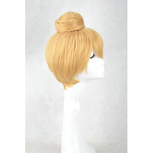 Ainiel Women's Anime Cosplay Wigs Costume Bell Wig Short Blonde #TOP1