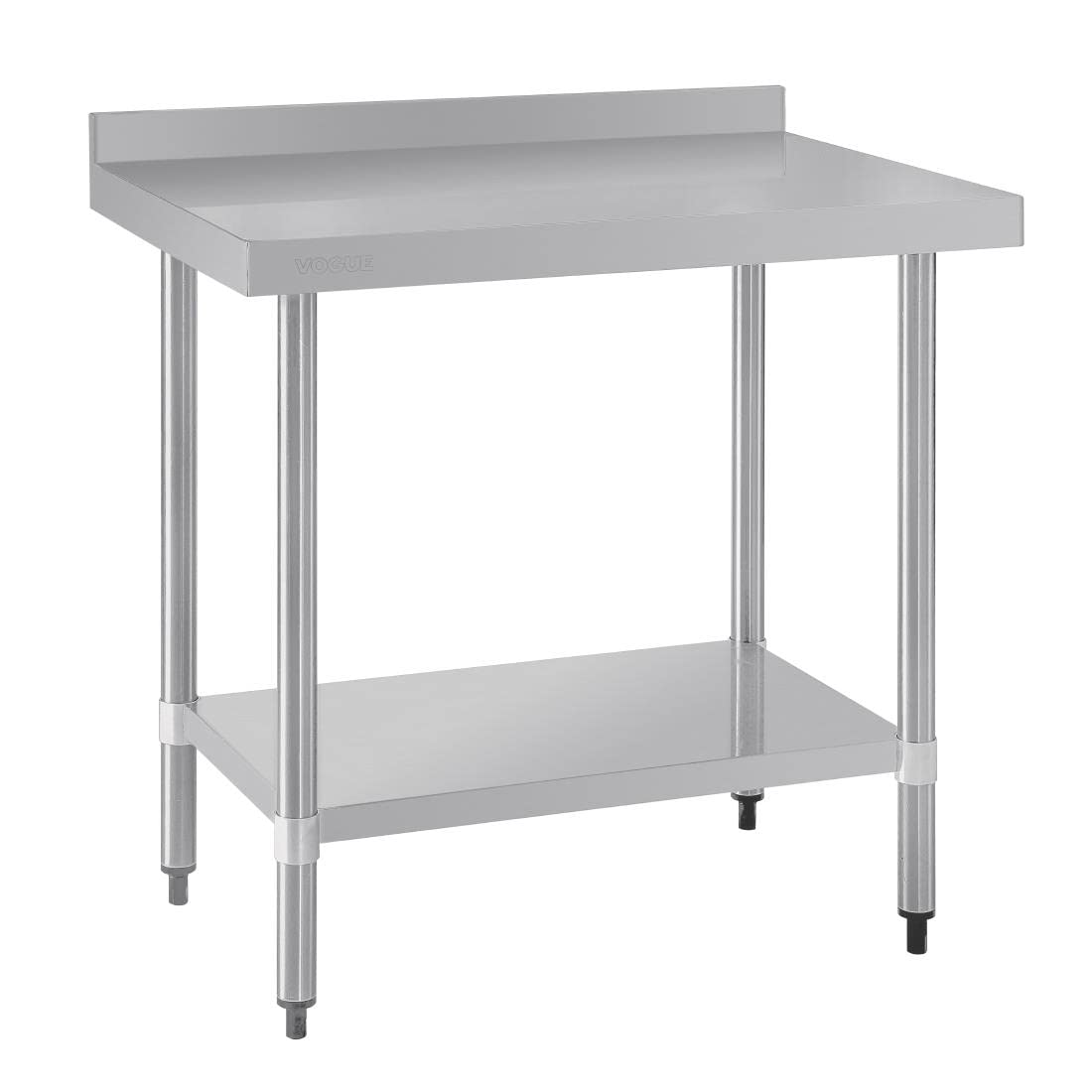 Vogue Table de préparation commerciale en acier inoxydable 900 x 900 x 600 mm