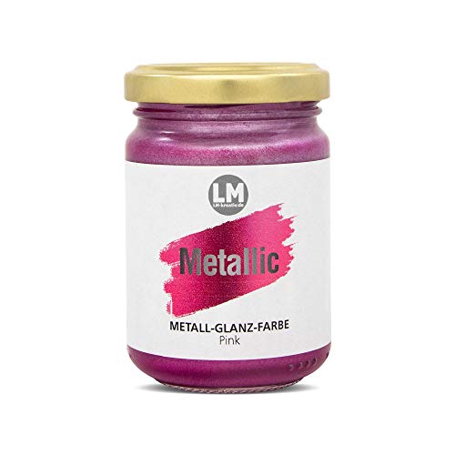 LM-Kreativ Metallic 125ml (Pink) - Acrylfarbe Metallic-Farbe, Metall-Glanz, Metall-Effekt Farbe, ähnlich Viva Decor Maya Gold LM-Kreativ Metallic 125ml (Pink) - Acrylfarbe Metallic-Farbe, Metall-Glanz, Metall-Effekt Farbe, ähnlich Viva Decor Maya Gold