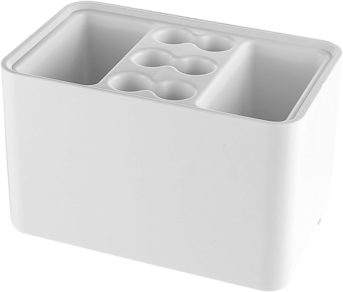 Pearl White Umbrella Organizer with Removable Drip Tray Space-Saving Storage Rack for Home Office Hotel Entryway Suitable for Long and Short Umbrellas Floor-Standing Design