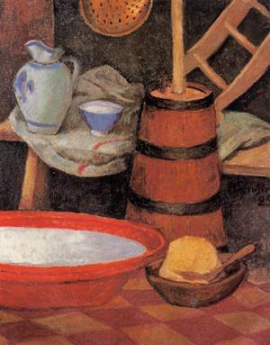 Peinture à l'huile Still Life with Churn 1925 Paul Sérusier pour habiller un mur vide