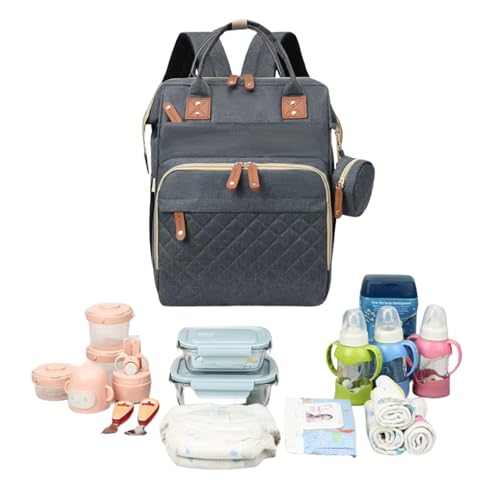 Image of Aavjo , Baby Diaper Bag for Mother, Maternity Backpack, Baby Travel Bag, Waterproof Diaper Pouch