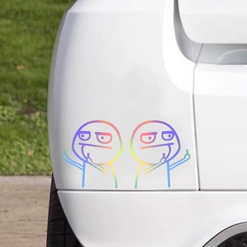 Sticker Decal Vinyl Bumper Sticker Decal Waterproof，Car Window Decals For Vehicles,2 Pcs (Men) #TOP3