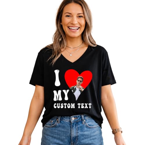 Image of Anniversary Matching Shirts, for Couple, Heart Design T-Shirt Set, Wedding Present, Honeymoon Outfit