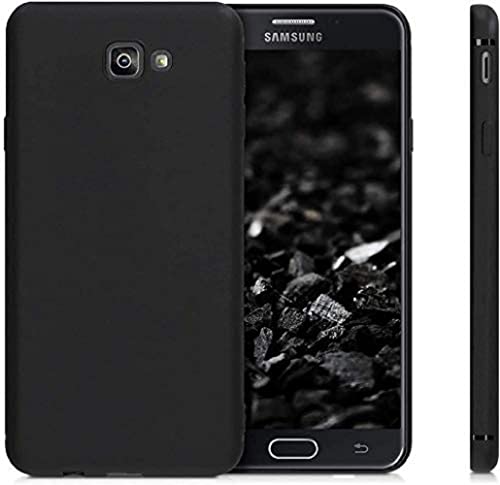 Image of Mobile Back Cover Case for Samsung Galaxy On Prime (Silicone Case|CameraProtection|Black SC1510)