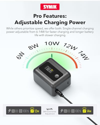 Treeboy Insta 360 X4 Air Batteries(2 Packs) with Fast Charge Hub 24W Dual Fast Charging Case w/LCD Display Shows Battery SOC
