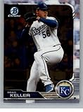 2019 CHROME #54 BRAD KELLER ROYALS BASEBALL