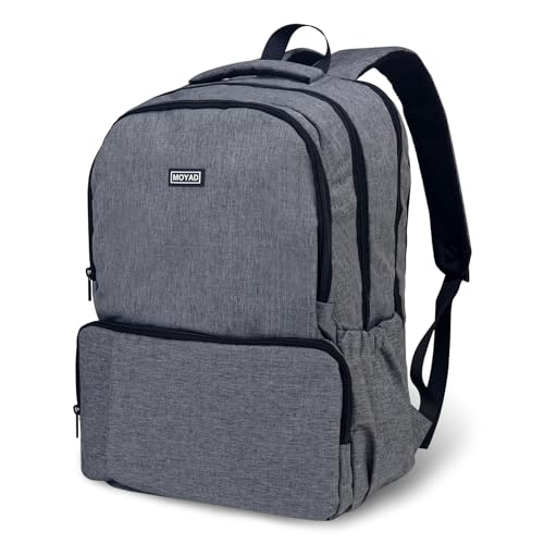 Moyad Laptop Backpack Extra Large 30L Capacity with 17 Inch Notebook Compartment for Men Women - TSA Friendly, Anti-Theft Design for Business, Work and Travel - Grey