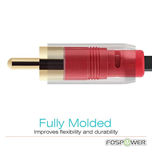 FosPower (1,8m) 3.5mm Male a 2-Male RCA