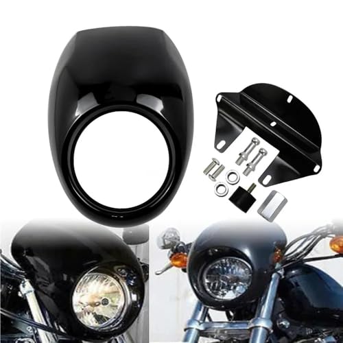 Grille phare et couvercle de carénage moto pour Dyna FXRS et Sportster XL