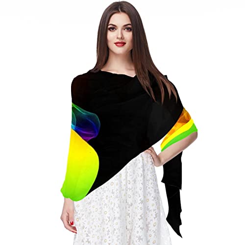 Foulard mousseline soie violon anti-transpiring léger pour cheveux et tenue de plage