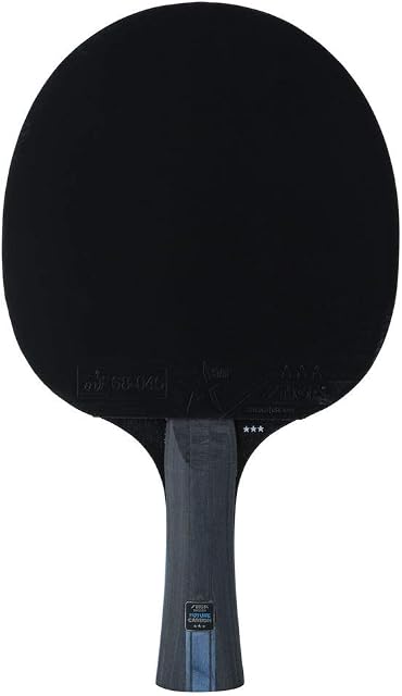 STIGA Future Carbon 3-Star Table Tennis Bat, Black/Red