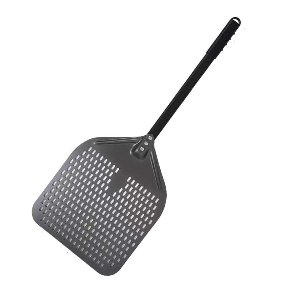 Łopatka do pizzy 10 12 13 14 16 cali Duża perforowana łopatka do pizzy Krótka rączka do obracania w piekarniku Obieraczka Narzędzia kuchenne Nonstick Pieczenie pizzy Łopatka do pizzy (Kolor: 10 cali