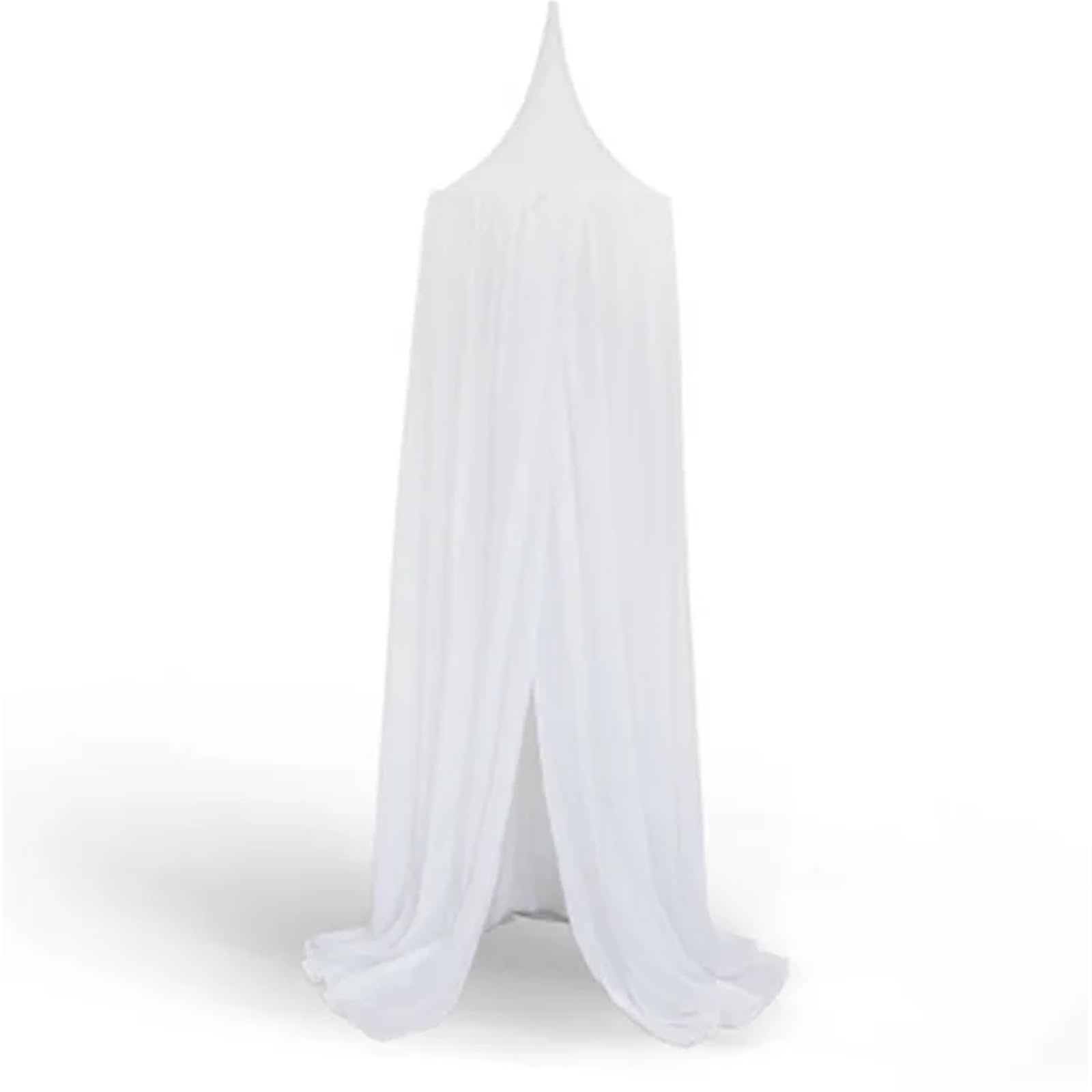 KiddiBubzi Play House Tents For Kids Canopy Bed Curtain Kids Hanging Tent Crib Children Room Decor Round Hung Dome Bed Canopy Bed Valance(White)