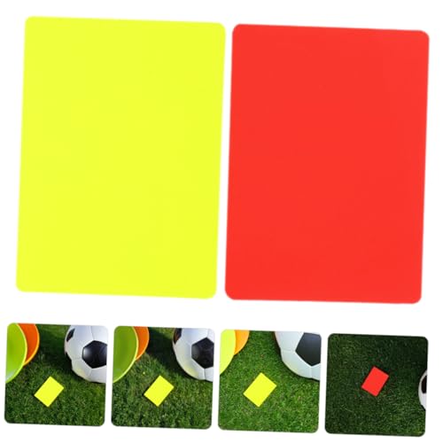 Cartas de árbitro SUPVOX para fútbol rojo y amarillo miniatura 7