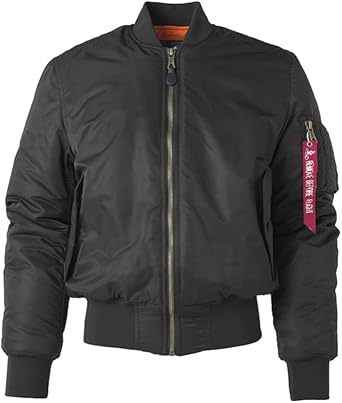 Male Military Army Ma-1 Bomber Jacket Baseball Varsity College Force Winter Coat