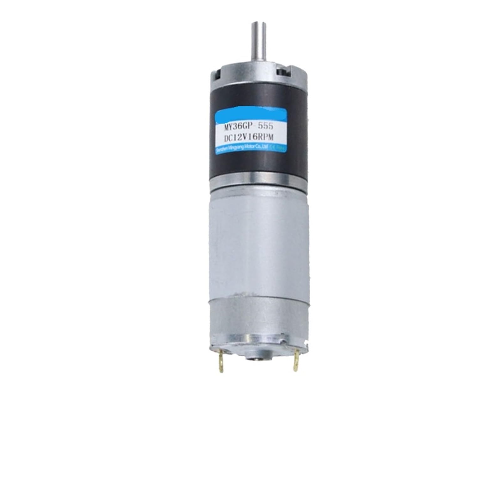 GNQUKEBWH 12V 24V 15W Planetary Gear DC Reduction Motor 36MM Large Torque 36GP-555 Small(6mm only Motor,12V 58RPM)